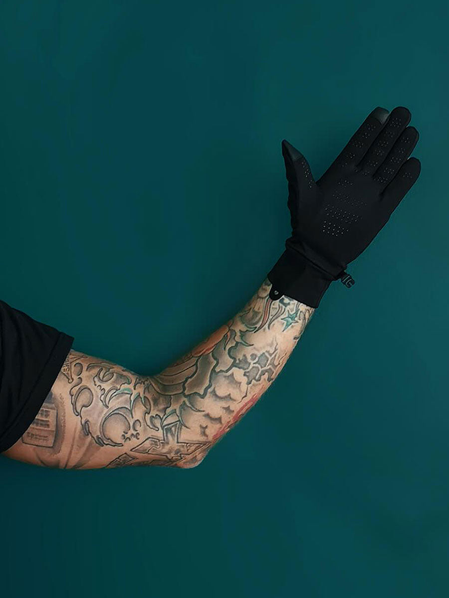 Rhanders Handsker Men's Protective Gloves - Black
