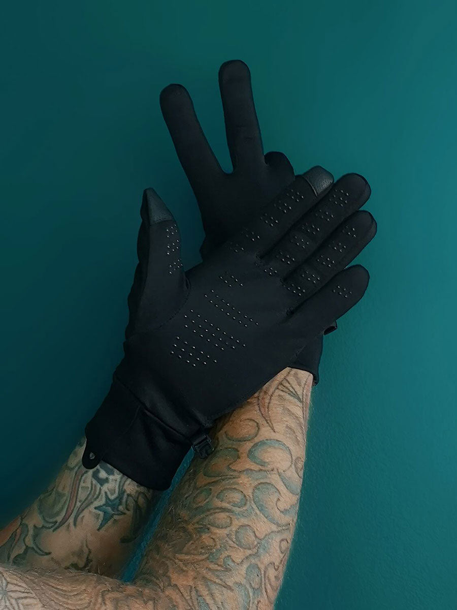 Rhanders Handsker Men's Protective Gloves - Black
