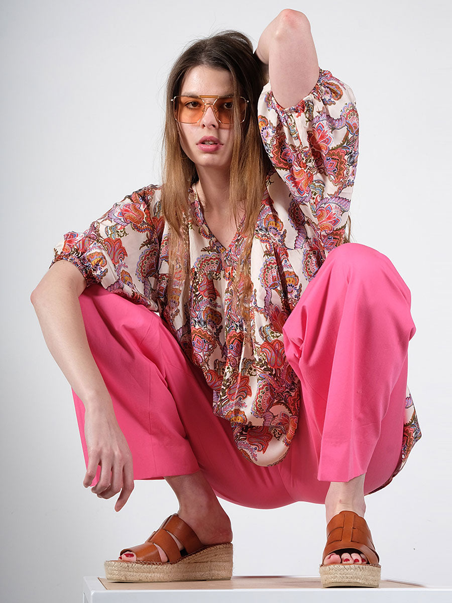 SHOE THE BEAR-Orchid Leather Mules
