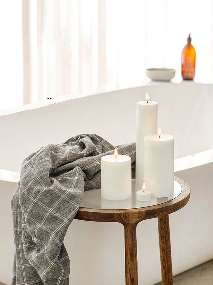 Uyuni Lighting Led Pillar Candle 10x15 - Nordic White
