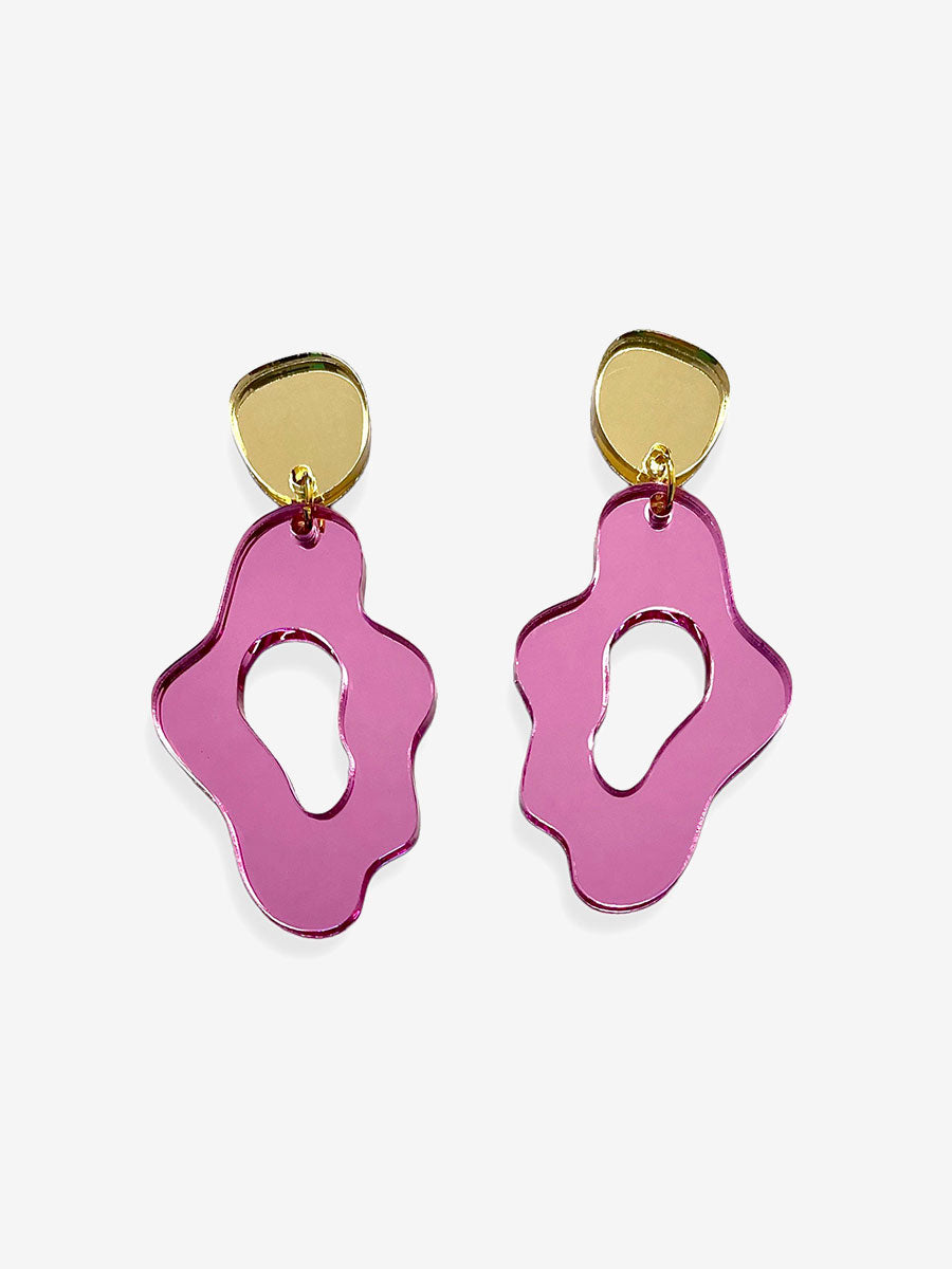 Sea-Slugs-Earrings-Gold-Pink