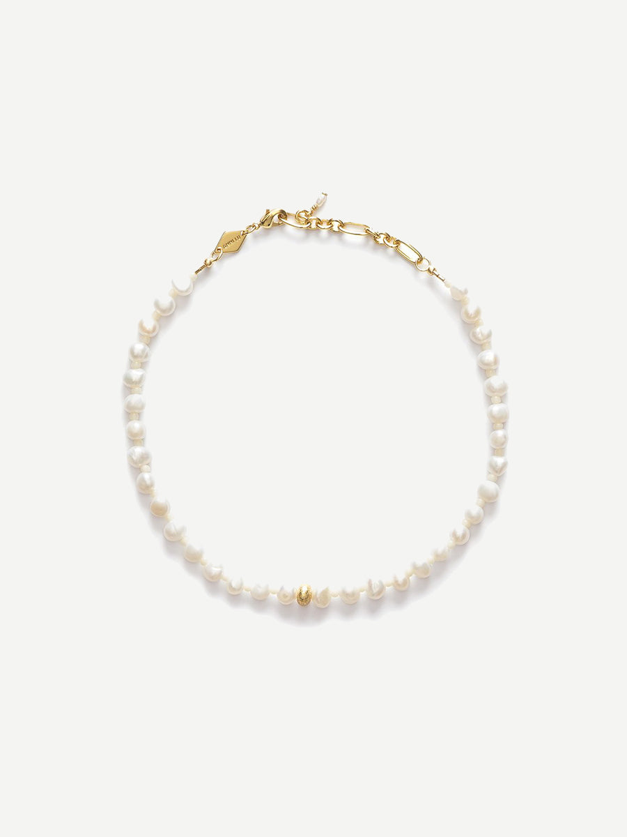 Anni Lu - Stellar Pearly Anklet - Gold