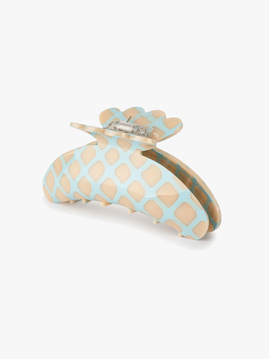 Sui Ava Helle Chocolate Big Hairgrip - Baby Blue
