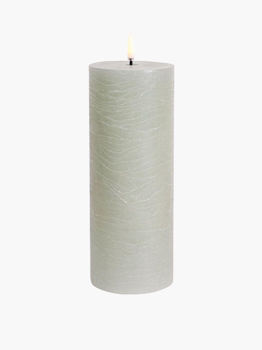 Uyuni-LED-Pillar-Candle-7.8x20-Dusty-Green