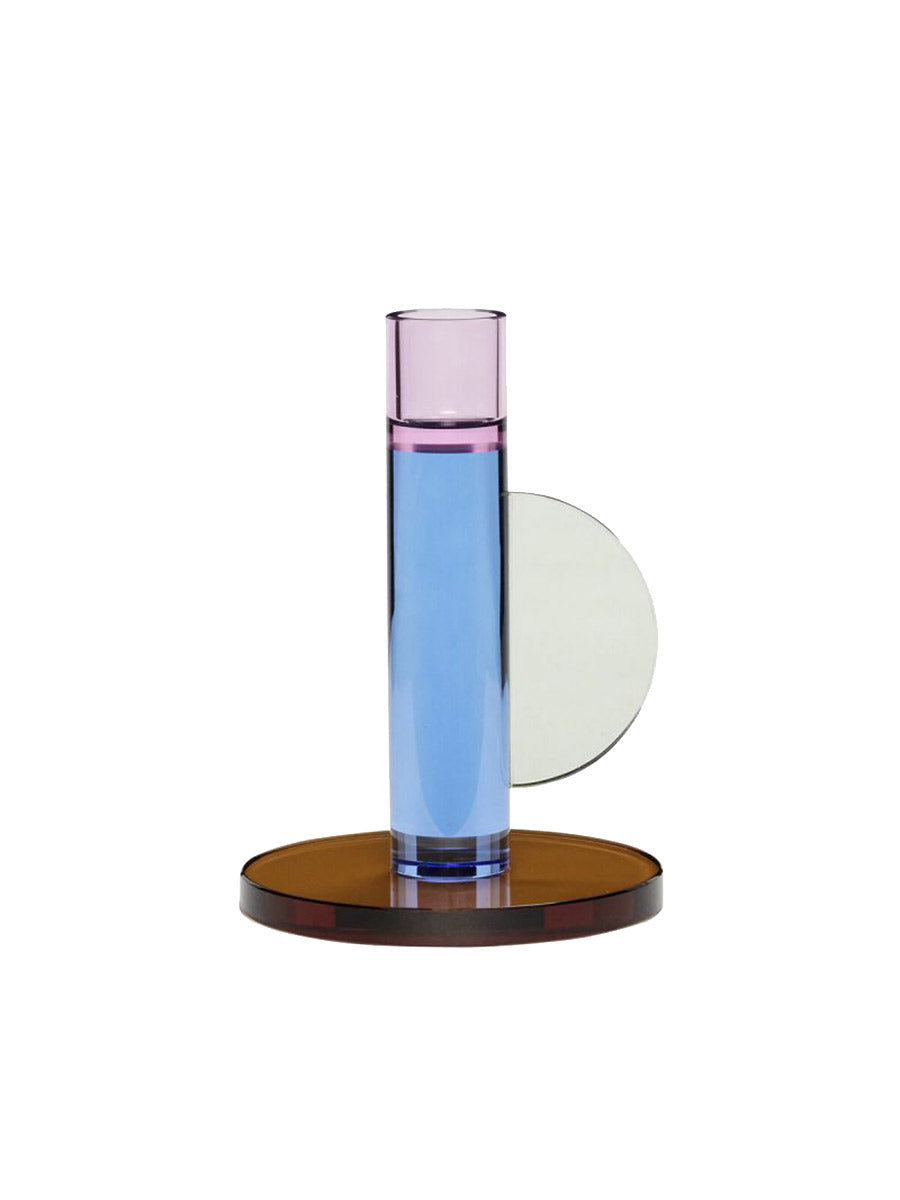 hubsch-Astro-Candlestick-Blue