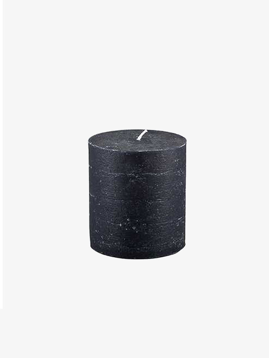 Broste Copenhagen Pillar Candle 7x10 - Simply Black