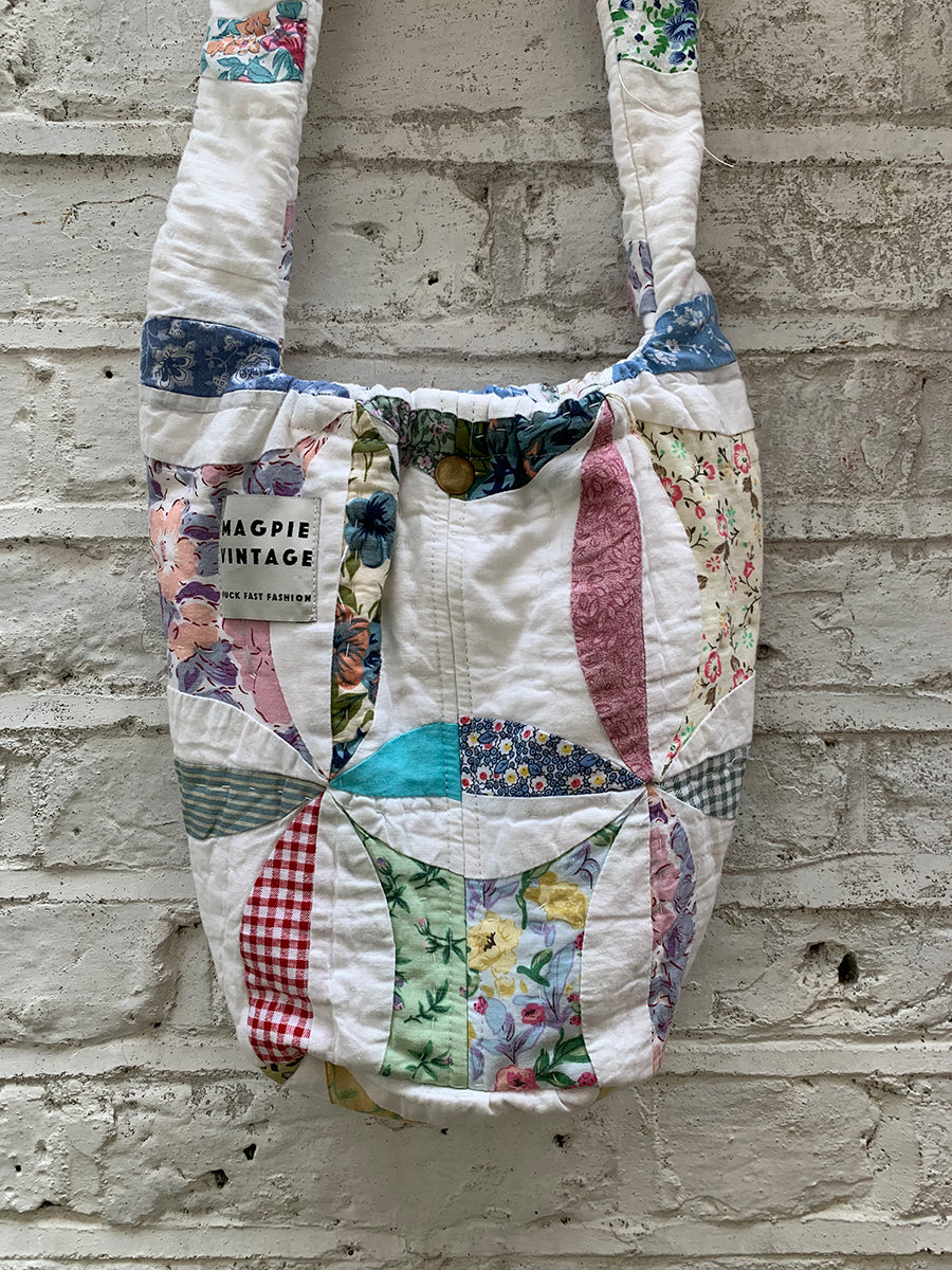 Magpie Vintage Andie Patchwork Quilt Bag Small - Multi