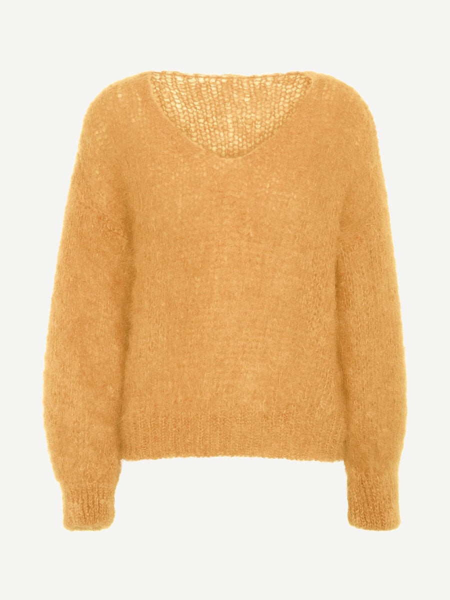 American Dreams-Milana Mohair Jumper - Light Orange
