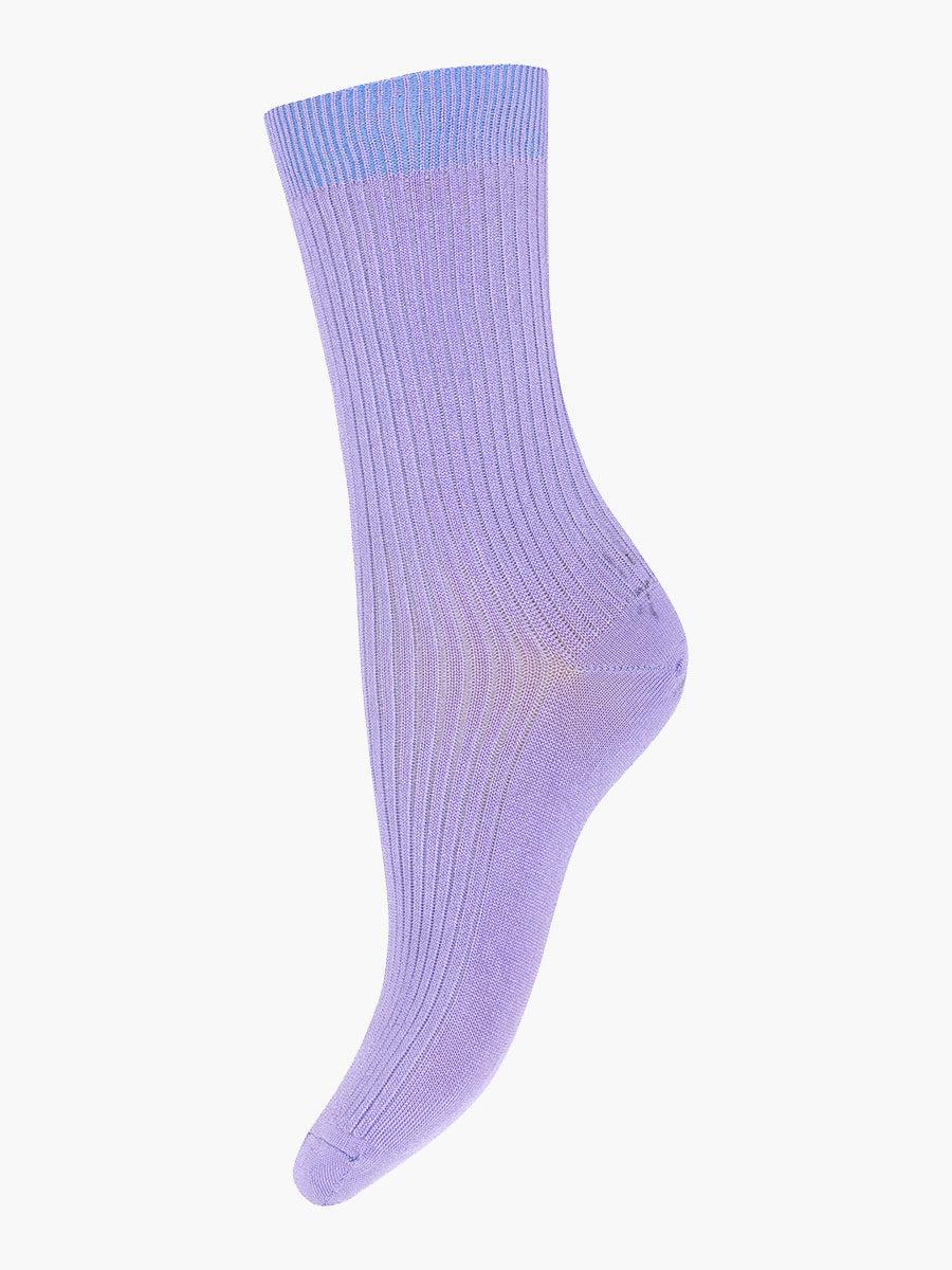 mp denmark Vicky-Ankle-Socks-Violet-Tulip