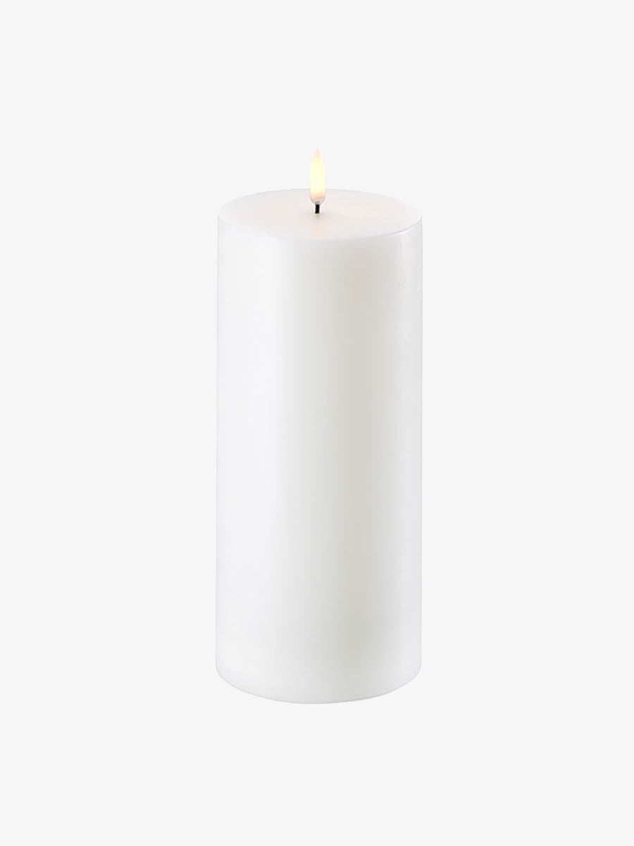 Uyuni Lighting Led Pillar Candle 10.1X20 - Nordic White